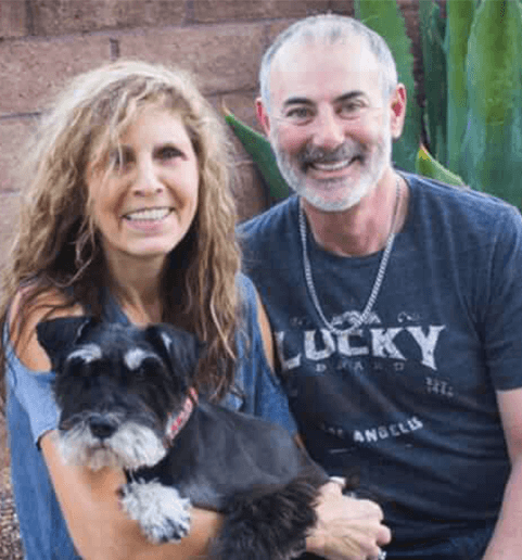 Dr. Robert Lending With His wife